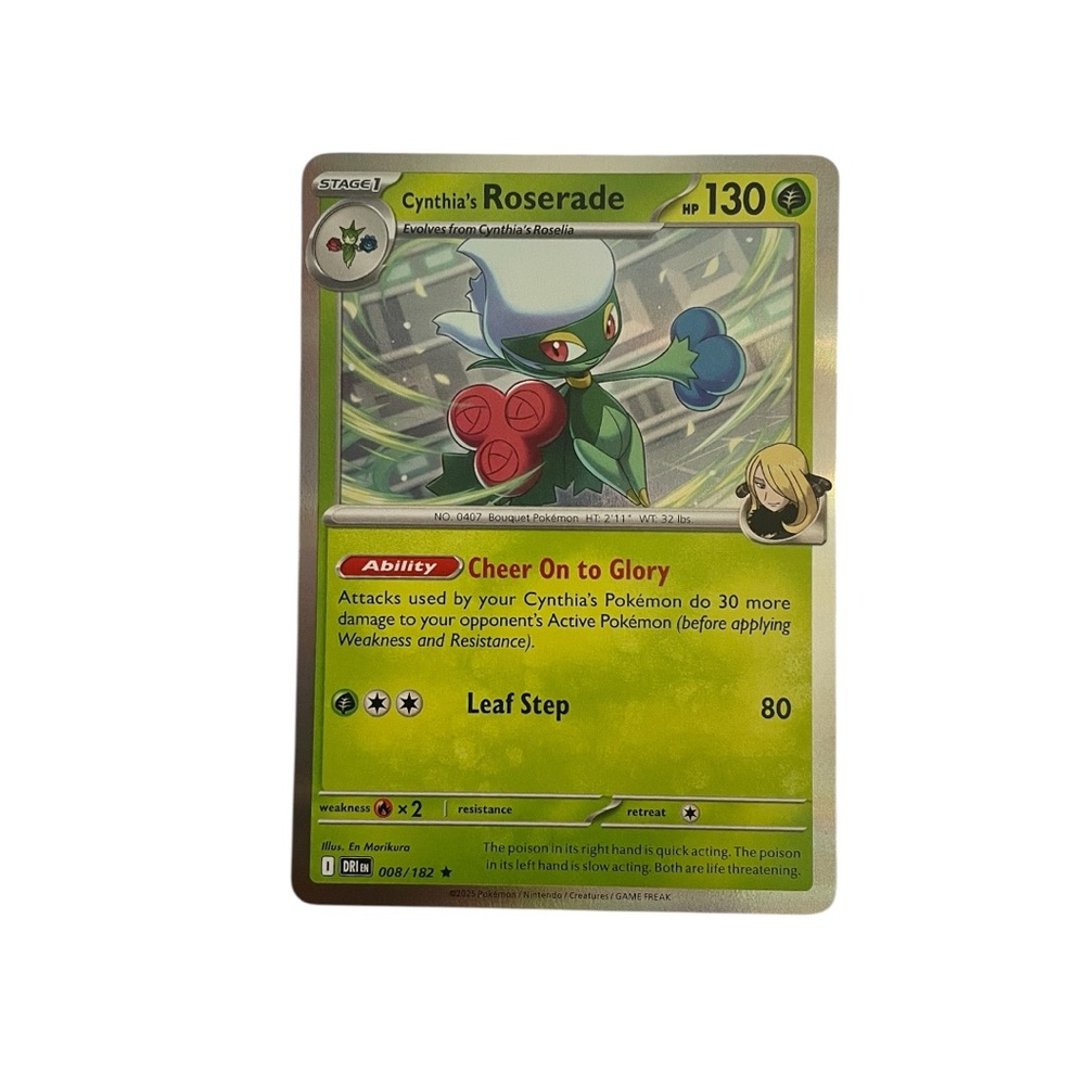 Pokemon Cynthia's Roserade - SV10: Destined Rivals